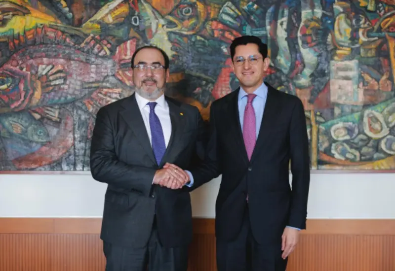 Representantes de la SRE y el CAF dialogan sobre la alianza para impulsar proyectos de inversión y crecimiento sostenible en la región.