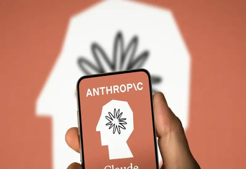 Ilustración sobre la empresa de inteligencia artificial Anthropic, que compensará a autores y editoriales por el uso no autorizado de sus libros.