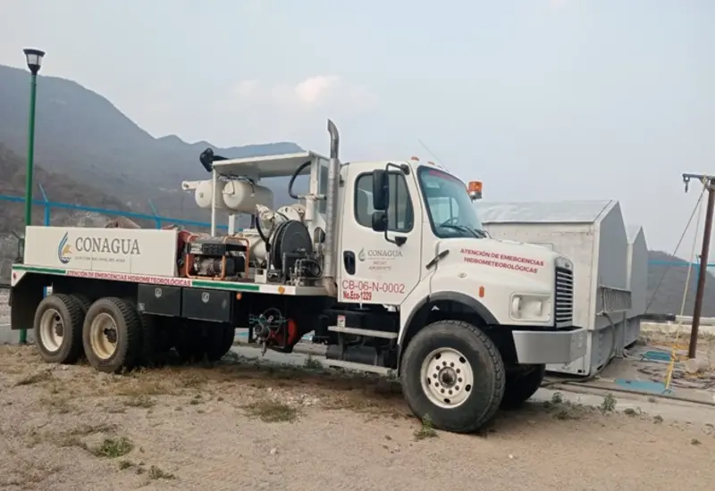 Brigadas especializadas de la Conagua equipadas y listas para atender emergencias derivadas de los fenómenos meteorológicos en el territorio nacional.