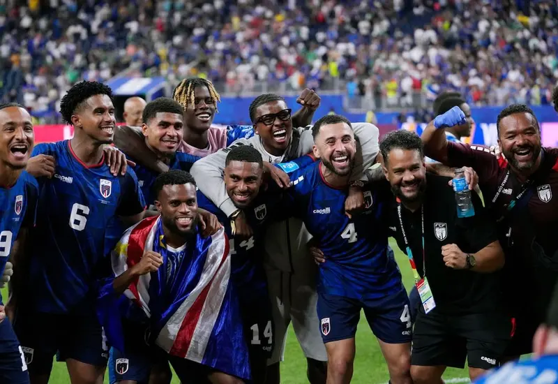 La selección de Cabo Verde, considerada la gran revelación del Mundial FIFA 2026, durante su competido partido contra la selección de Argentina.
