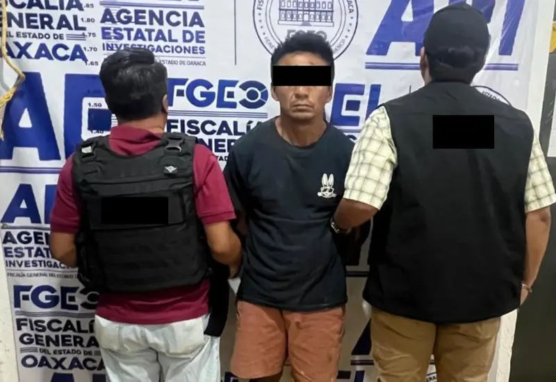 Fotografía del presunto agresor sexual que fue capturado por las autoridades locales acusado del delito de violación.