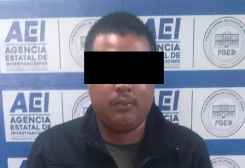 El hombre detenido, presunto responsable de feminicidio, fue puesto a disposición del Juez correspondiente que lo requirió.