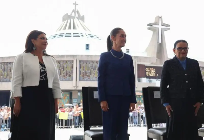 La jefa de gobierno, Claudia Sheinbaum, durante un evento del programa de desarme voluntario, donde se destaca que la paz comienza en las familias.