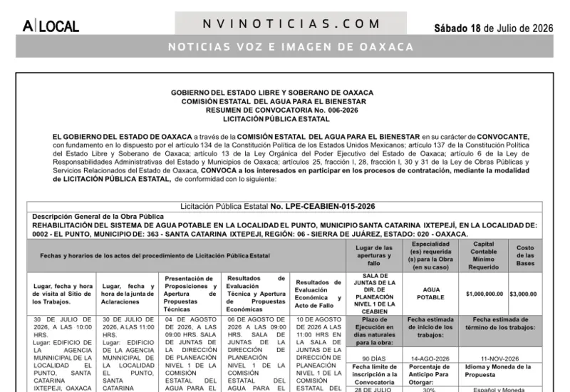 convocatoria 06