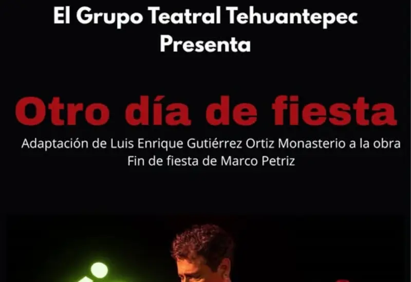Escena de la obra teatral del grupo de Tehuantepec que fue cancelada por retrasos en pagos y cambios de acuerdos con Seculta.