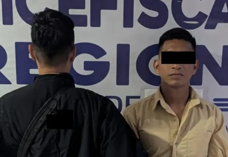 Fotografía de J.N.G.A., el hombre detenido por ser el presunto responsable de un asalto a una tienda OXXO.