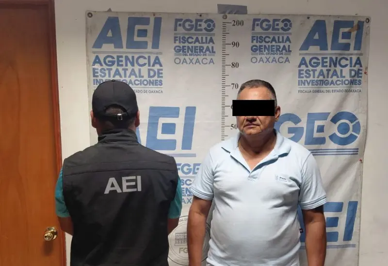 El sujeto identificado con las iniciales R.O.J. es detenido por autoridades en el Istmo, Oaxaca, como presunto responsable de agresión sexual contra una adolescente.