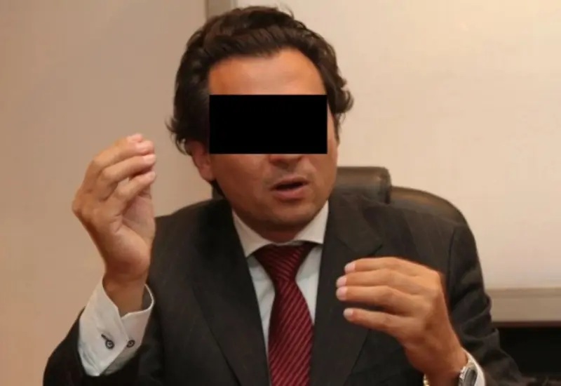 Fotografía de Emilio Lozoya, exdirector de Pemex, durante la reactivación de su proceso judicial relacionado con el caso de la planta Agronitrogenados.