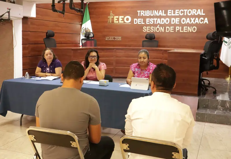 Fachada del edificio del Tribunal Electoral del Estado de Oaxaca, que por orden del TEPJF deberá designar a una mujer en su Contraloría Interna.