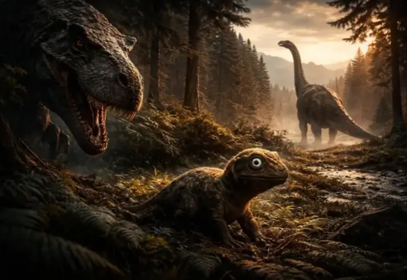 Fósiles de Colorado que muestran la lucha por la supervivencia de los bebés dinosaurio como alimento para los grandes cazadores prehistóricos.