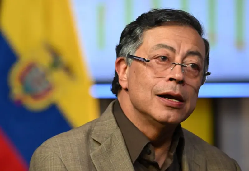 El presidente de Colombia, Gustavo Petro, en una fotografía de archivo, quien responsabilizó al ICE por la muerte de un migrante.