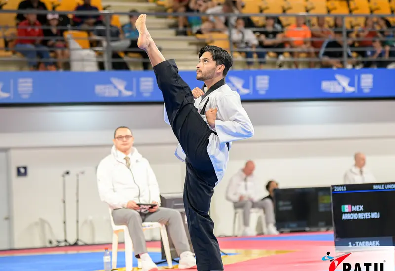 El atleta oaxaqueño Julio León, quien forma parte de la delegación que representará a Oaxaca en los Juegos Centroamericanos y del Caribe.