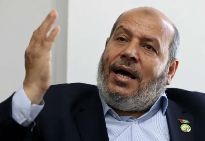 Khalil al-Hayya, el jefe político de Hamas, en una fotografía de retrato, quien plantea una tregua permanente para la Franja de Gaza.