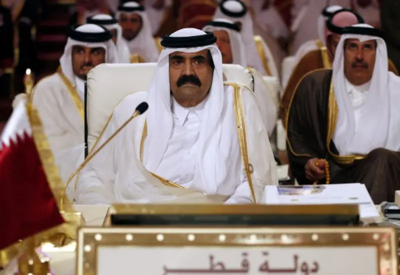 Fotografía de Hamad bin Jalifa al Thani, el ex soberano de Qatar que gobernó el país entre los años 1995 y 2013.