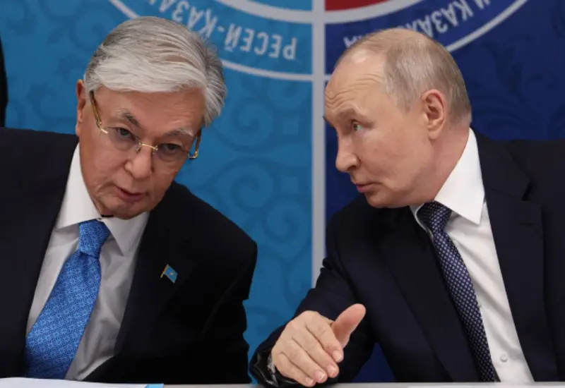 El presidente de Rusia, Vladimir Putin, durante una declaración en la que rechazó la propuesta de una tregua de paz con Ucrania.