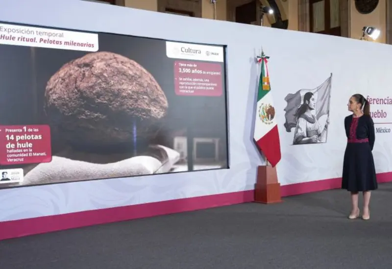 Claudia Sheinbaum presenta la histórica repatriación de miles de piezas y tesoros arqueológicos que fueron recuperados y regresan a México.