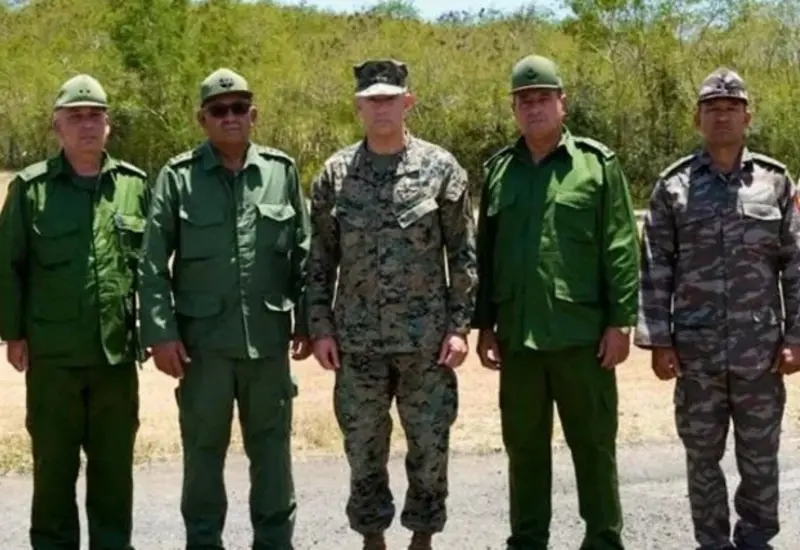 La cita se realizó en la base naval de Guantanamo.