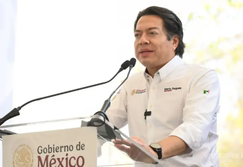 Mario Delgado, secretario de Educación Pública, en una fotografía de archivo en el contexto de la desaparición de la Usicamm anunciada por la SEP.