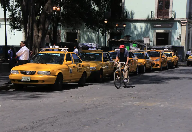 Los taxis amarillos se modernizan: lanzan aplicación para pedir viajes en Oaxaca.