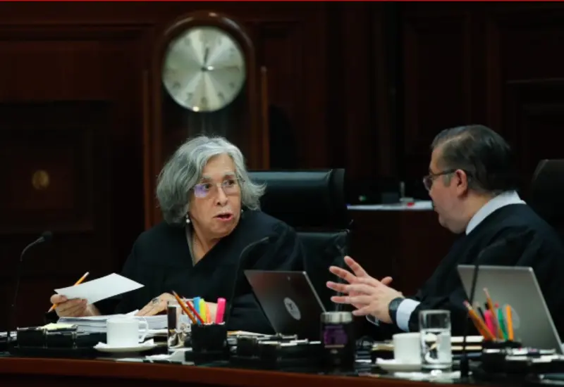 María Estela Ríos González fue declarada impedida por el Pleno de la Corte.