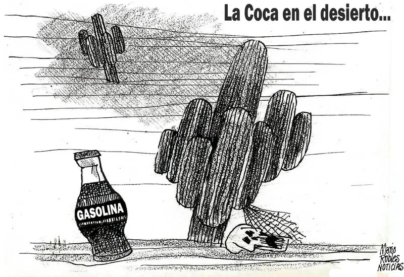 Cartón de Mario Robles.