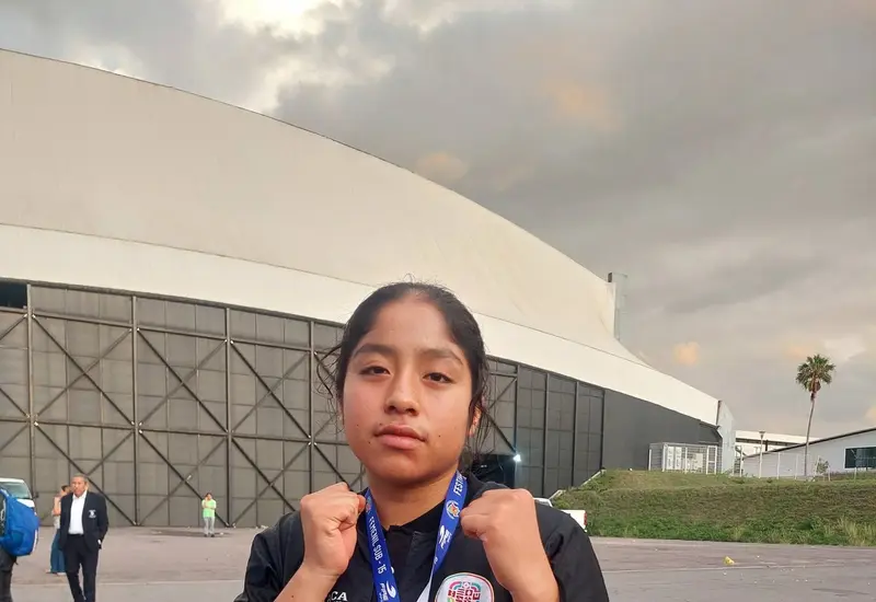 Denisse García, de Zaachila, se colgó la presea de plata.