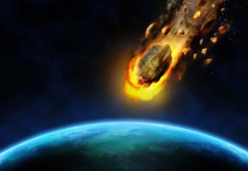 Ilustración del asteroide 1997 NC1, que pasará cerca de la Tierra a una velocidad de 8.9 kilómetros por segundo sin riesgo de impacto.