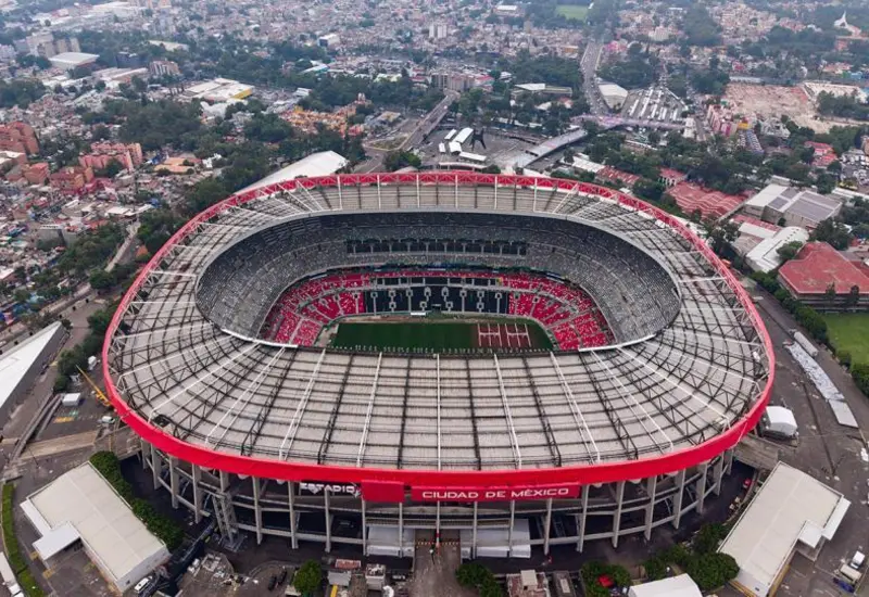El Estadio Azteca, sede del Mundial 2026, donde los propietarios de palcos ya tienen asegurados sus boletos para los cinco partidos del torneo.