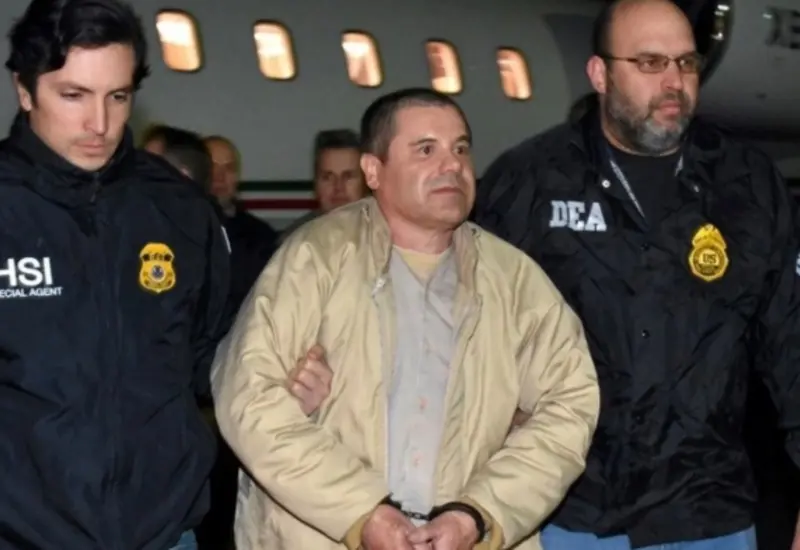 Fotografía de archivo de Joaquín 'El Chapo' Guzmán Loera, quien solicita la intervención de Claudia Sheinbaum para ser extraditado a México.