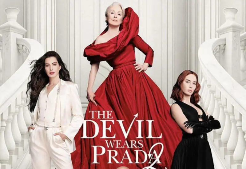 Imagen promocional de la secuela 'El diablo viste a la moda 2', que confirma su fecha de estreno para julio de 2026 en Disney+.