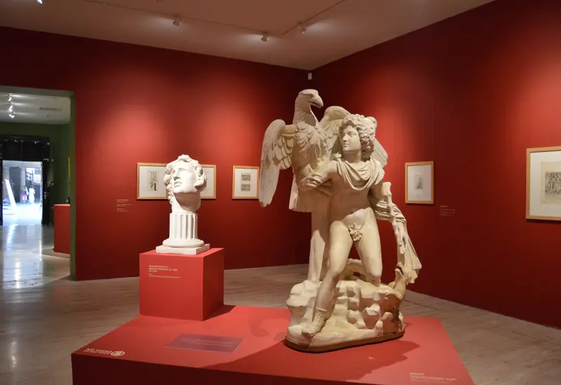 Obras de arte que exploran el cuerpo heroico y la tradición grecolatina en la nueva exposición del Museo Nacional de San Carlos.