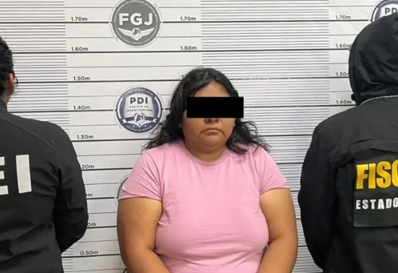 Francisca M.R., quien es señalada como la presunta responsable del delito de despojo en el predio de la comisaría de San José Lagunas.