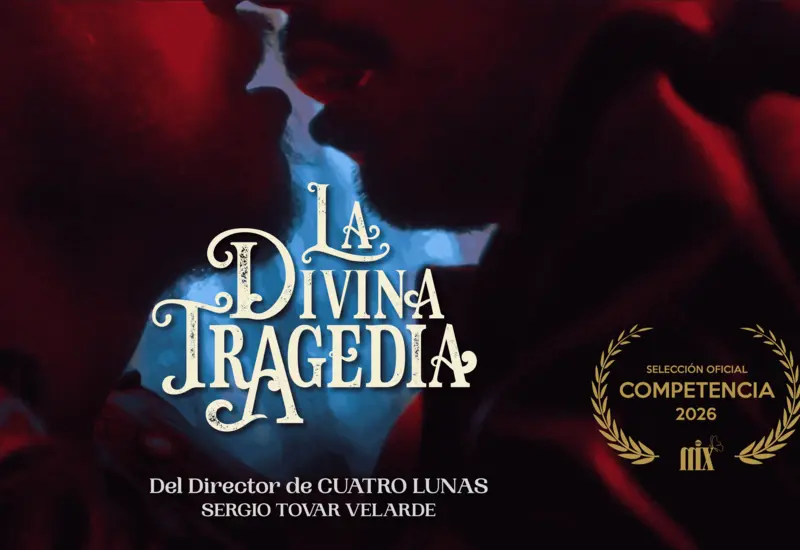 Imagen promocional de la película 'La Divina Tragedia', la obra más reciente del cineasta mexicano Sergio Tovar Velarde, que triunfa en festivales.