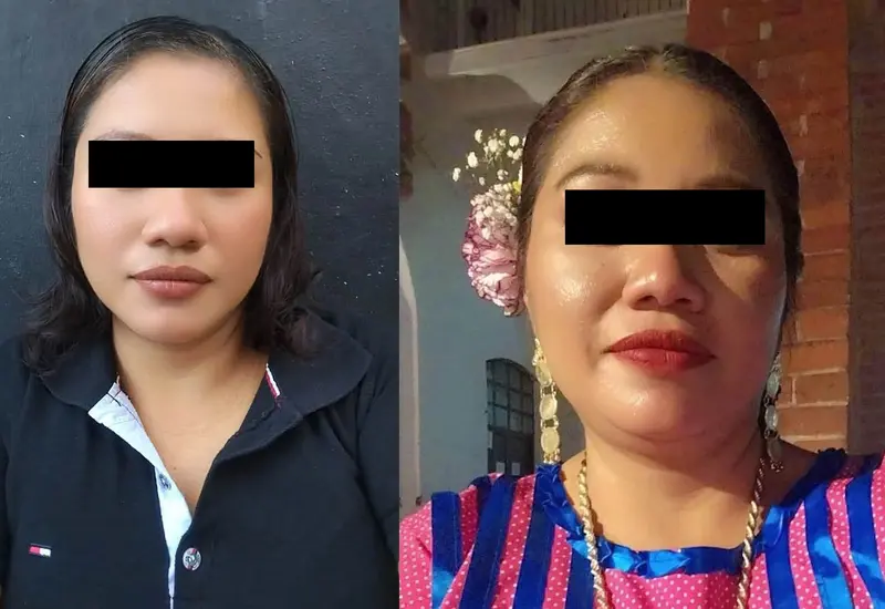 Fotografía de María de Jesús, la mujer que trabajaba en una cafetería y fue identificada como una víctima de feminicidio en Tehuantepec.