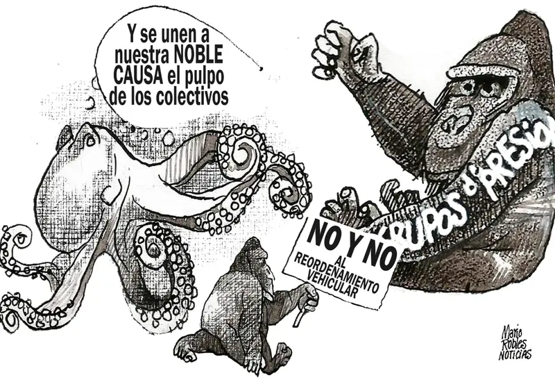 Un retrato de Mario Robles, quien opina sobre el verdadero costo económico y social de las protestas para un reportaje.