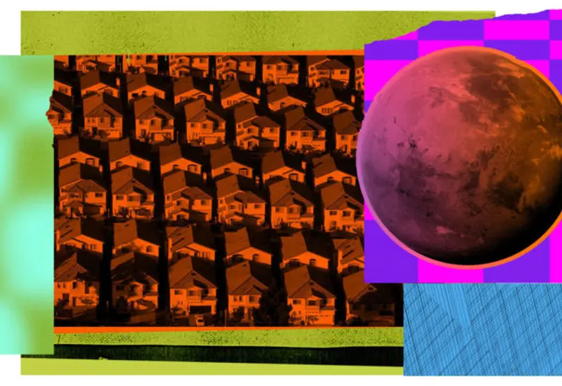 Ilustración del lander de la misión InSight en la superficie de Marte, donde recopiló datos sísmicos sobre el pasado geológico del planeta.