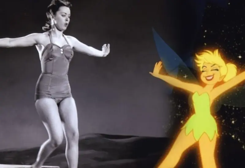 Un retrato de Margaret Kerry, la leyenda de Disney y modelo que dio vida a Campanita, quien falleció a los 97 años de edad.