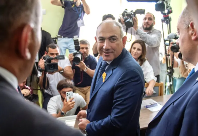 Nikol Pashinyan, primer ministro de Armenia, cuyo partido Contrato Civil ha conservado el control legislativo del país.