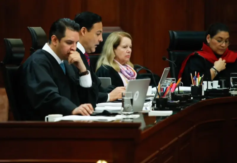 El Pleno de la Suprema Corte de Justicia de la Nación durante la sesión donde se respaldó el sobreseimiento sobre el reparto de ingresos a las Fuerzas Armadas.