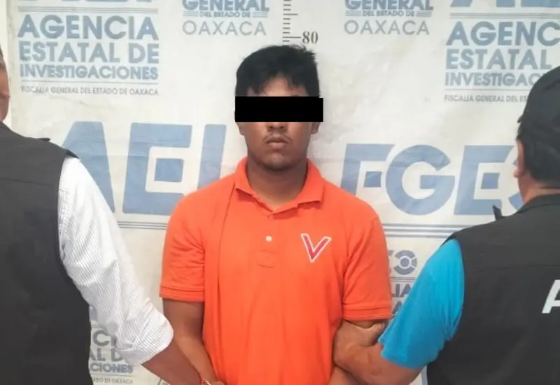 Fotografía que muestra el rostro de uno de los presuntos homicidas implicado en el asesinato de la profesora con más de cien puñaladas.