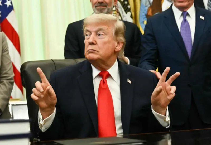 El presidente de Estados Unidos, Donald Trump, quien confirmó el acuerdo de paz con Irán a través de su red social Truth Social.