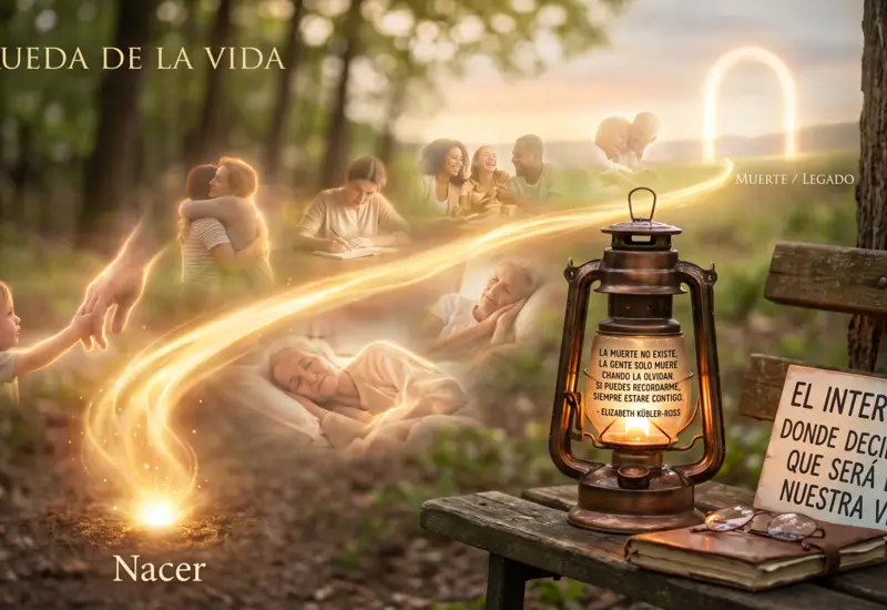 Ilustración conceptual de la rueda de la vida, una herramienta gráfica para evaluar el equilibrio y la armonía en distintas áreas personales.