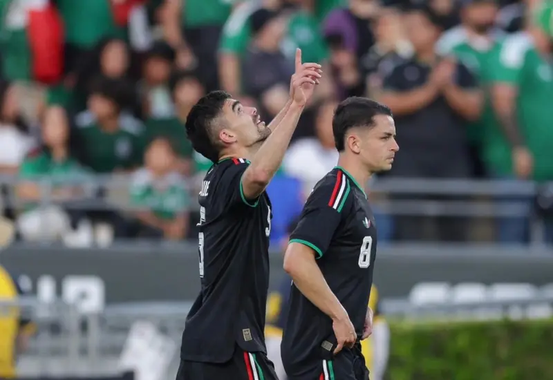 La Selección Mexicana de fútbol en acción durante su último partido de preparación rumbo a la Copa Mundial FIFA 2026.