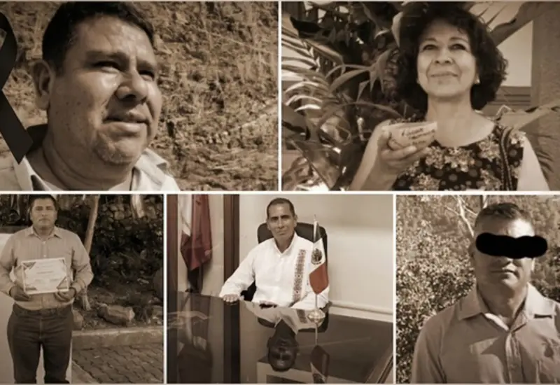 Imagen ilustrativa que representa la violencia y el luto en Oaxaca, en el contexto de los cinco alcaldes asesinados desde el año 2022.