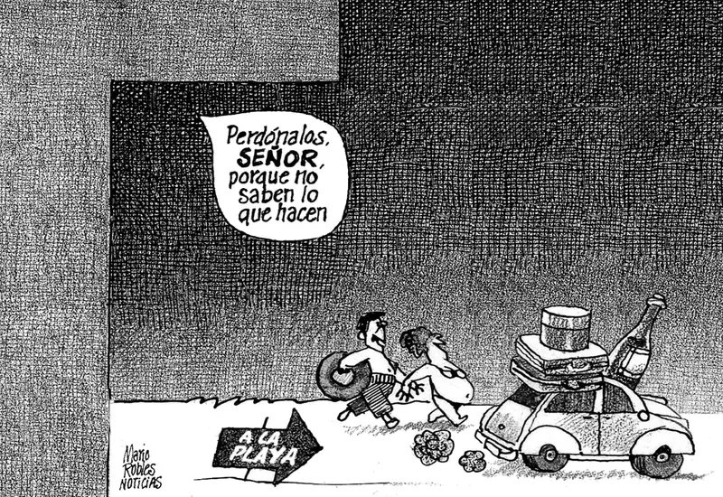 Cartón de Mario Robles.