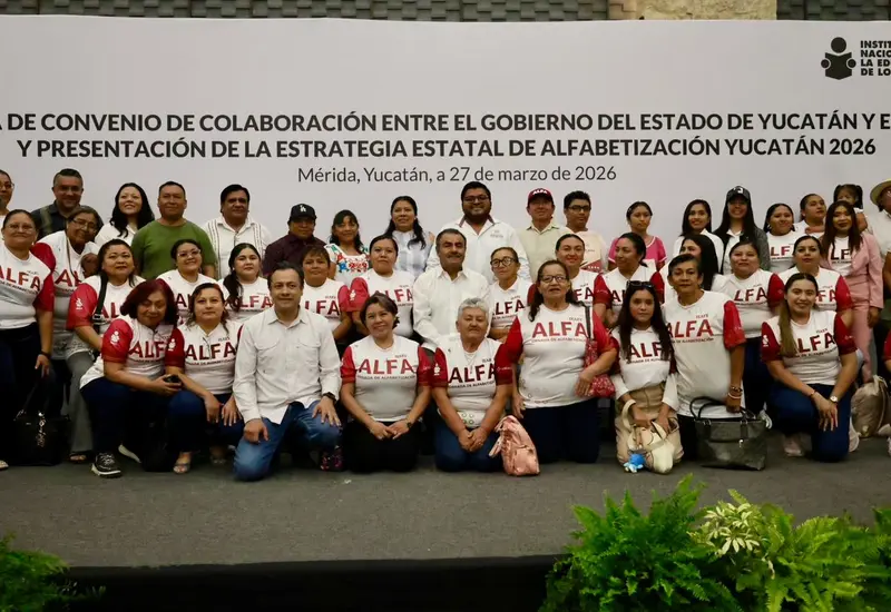 INEA impulsa meta histórica: reducir analfabetismo y transformar vidas en Yucatán.