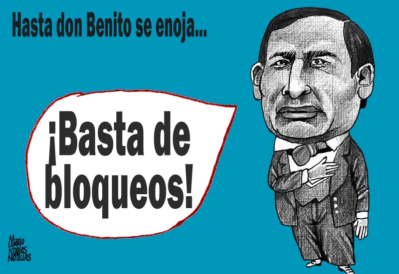Cartón de Mario Robles.