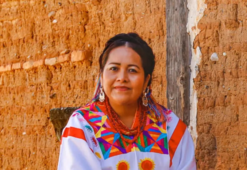 Agustina Gómez Torres, presidenta municipal de Santa María Huazolotitlán.