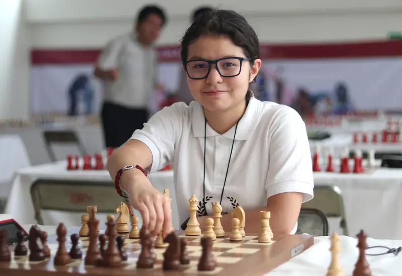 La multimedallista nacional, Lupita Montaño.