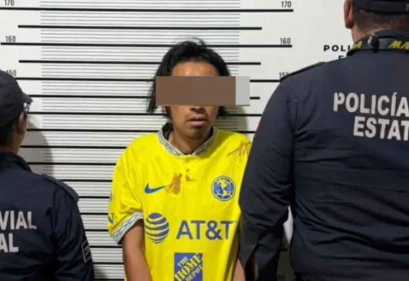 El presunto agresor sexual fue detenido por policías viales estatales.